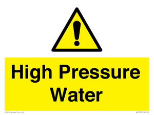 High Pressure Water